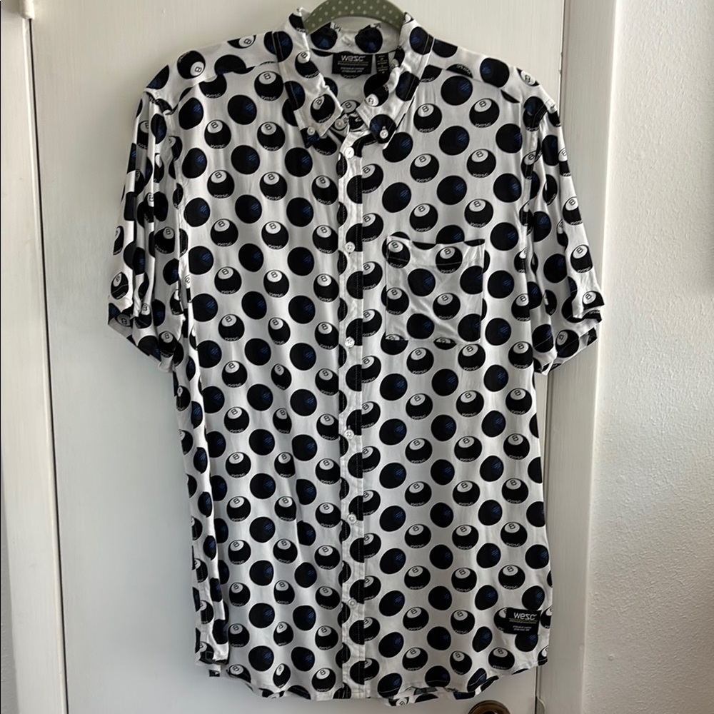 WESC Magic 8 Ball Casual Button Down Shirt